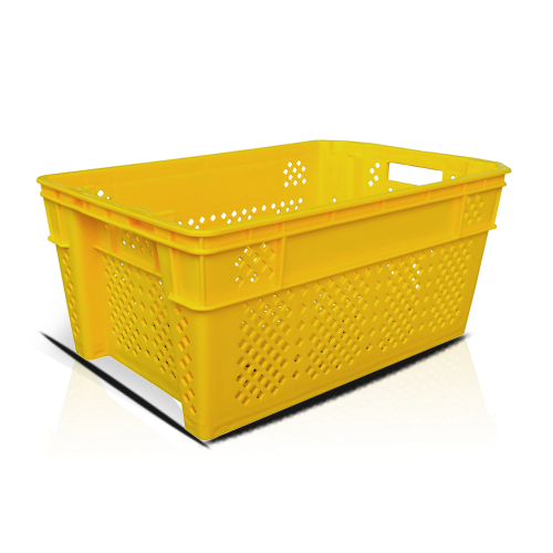 プラスチック製果物箱のデザイン上の特徴は、さまざまな表面に積み重ねたときの安定性にどのように貢献しますか?
